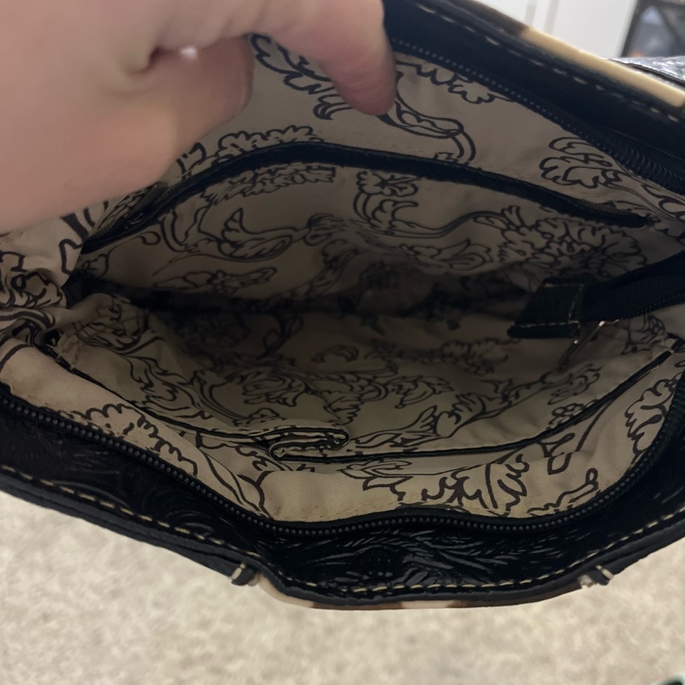 Cowhide purse